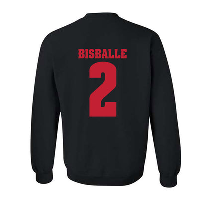 Wisconsin - NCAA Women's Basketball : Alie Bisballe - Classic Shersey Crewneck Sweatshirt-1