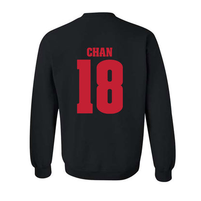 Wisconsin - NCAA Women's Volleyball : Maile Chan - Classic Shersey Crewneck Sweatshirt-1
