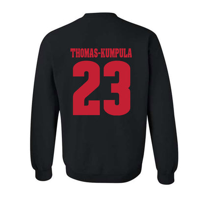 Wisconsin - NCAA Football : Davion Thomas-Kumpula - Classic Shersey Crewneck Sweatshirt-1