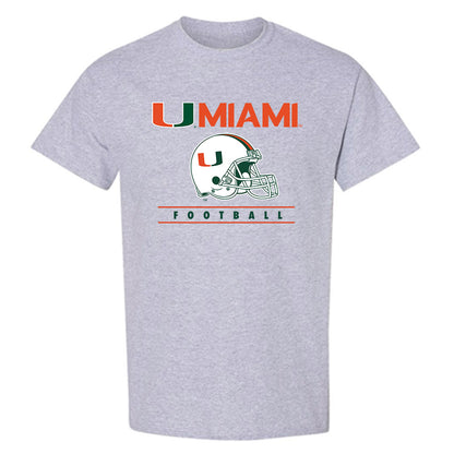 Miami - NCAA Football : Carson Beck - Classic Shersey T-Shirt-0