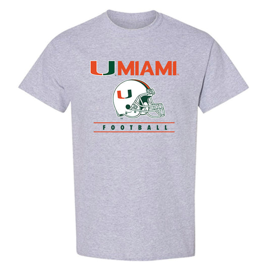 Miami - NCAA Football : Carson Beck - Classic Shersey T-Shirt-0