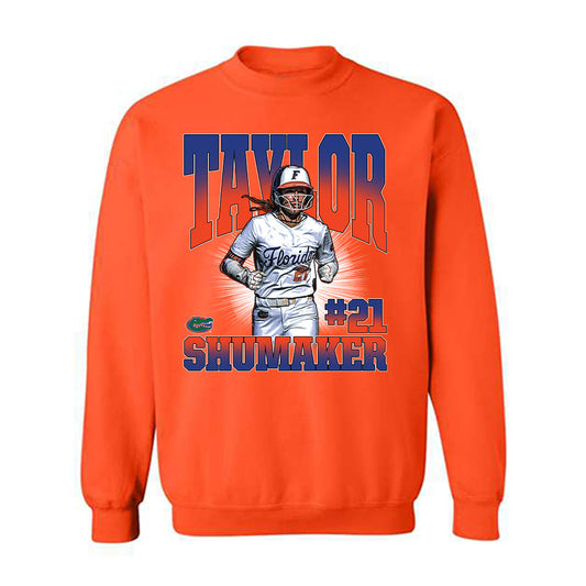 Florida - NCAA Softball : Taylor Shumaker - Collage Crewneck Sweatshirt-0