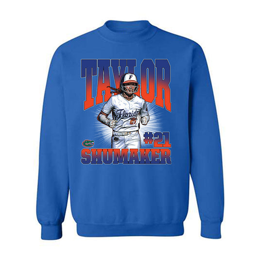 Florida - NCAA Softball : Taylor Shumaker - Collage Crewneck Sweatshirt-0