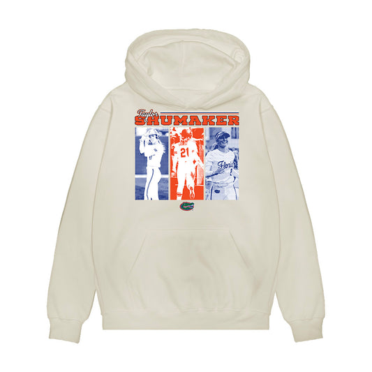 Florida - NCAA Softball : Taylor Shumaker - Graphic Premium Hooded Sweatshirt-0
