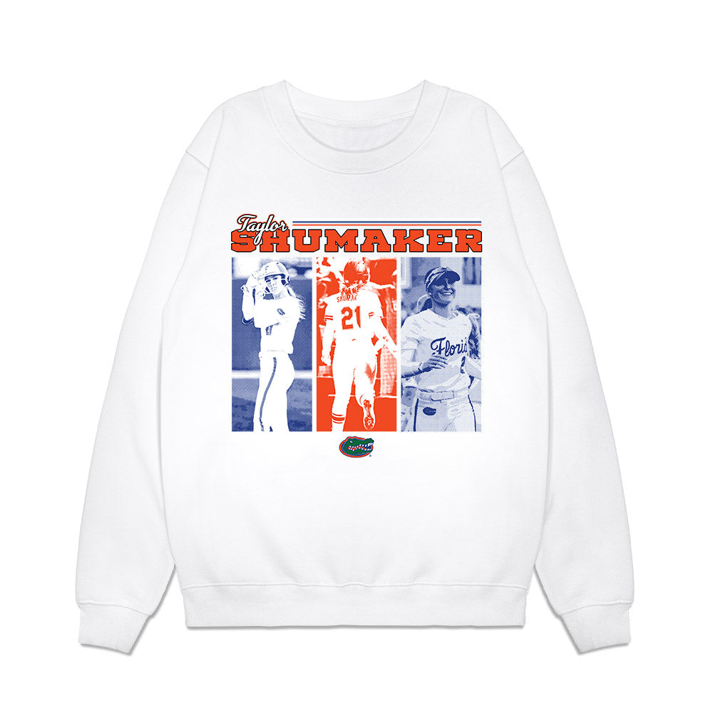 Florida - NCAA Softball : Taylor Shumaker - Graphic Premium Crewneck Sweatshirt-0