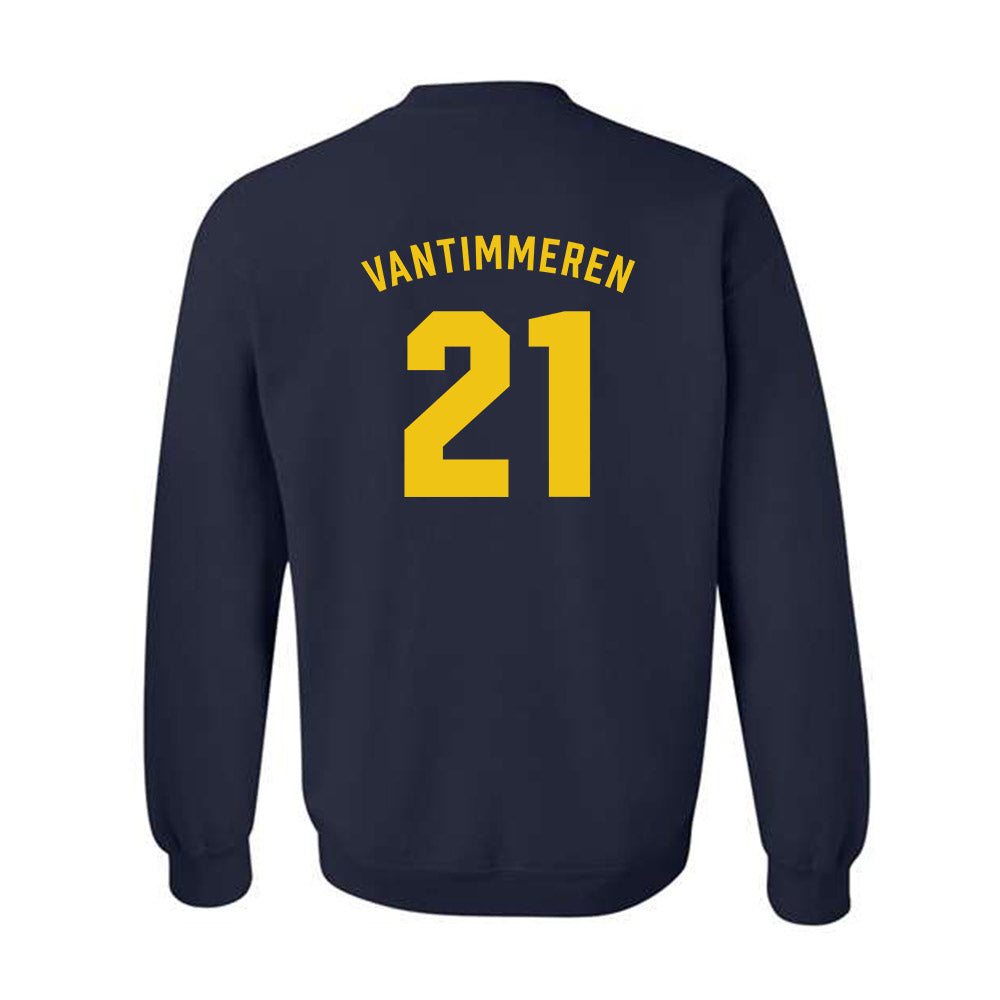 Michigan - NCAA Women's Basketball : Ally VanTimmeren - Classic Shersey Crewneck Sweatshirt-1