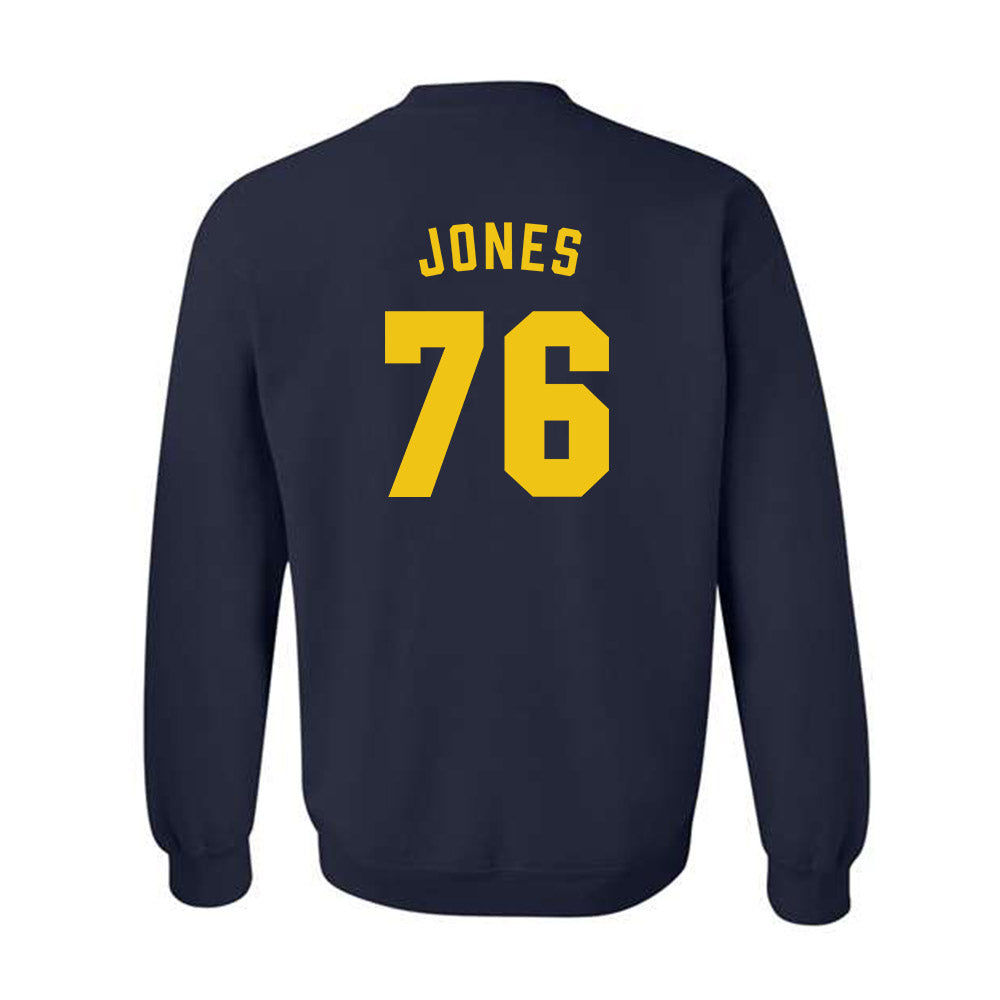 Michigan - NCAA Football : Connor Jones - Classic Shersey Crewneck Sweatshirt-1