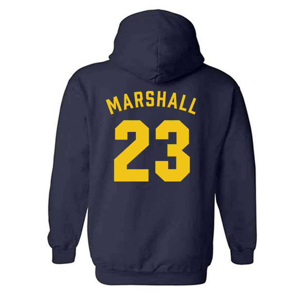 Michigan - NCAA Football : Jordan Marshall - Classic Shersey Hooded Sweatshirt-1