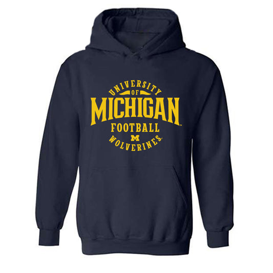 Michigan - NCAA Football : Hogan Hansen - Classic Shersey Hooded Sweatshirt-0