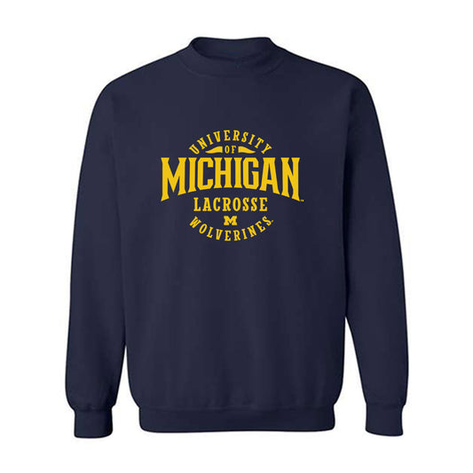Michigan - NCAA Women's Lacrosse : Emma Bradbury - Classic Shersey Crewneck Sweatshirt-0