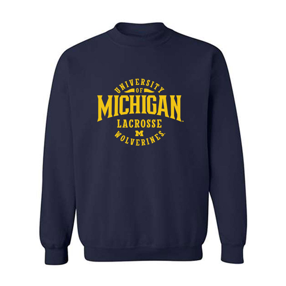 Michigan - NCAA Women's Lacrosse : Stella Nolan - Classic Shersey Crewneck Sweatshirt-0