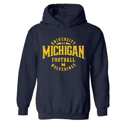 Michigan - NCAA Football : Blake Frazier - Classic Shersey Hooded Sweatshirt-0