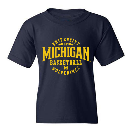 Michigan - NCAA Men's Basketball : Nimari Burnett - Classic Shersey Youth T-Shirt-0