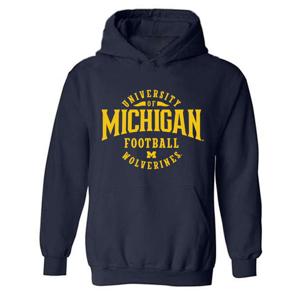 Michigan - NCAA Football : Mason Curtis - Classic Shersey Hooded Sweatshirt-0