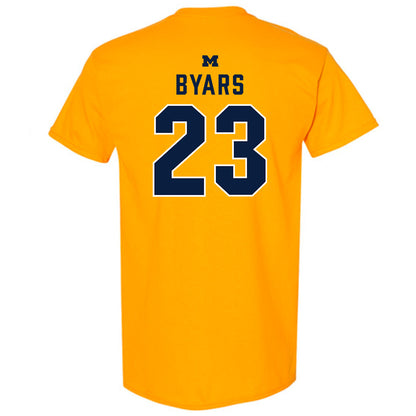 Michigan - NCAA Women's Basketball : Ciara Byars - Classic Shersey T-Shirt-1