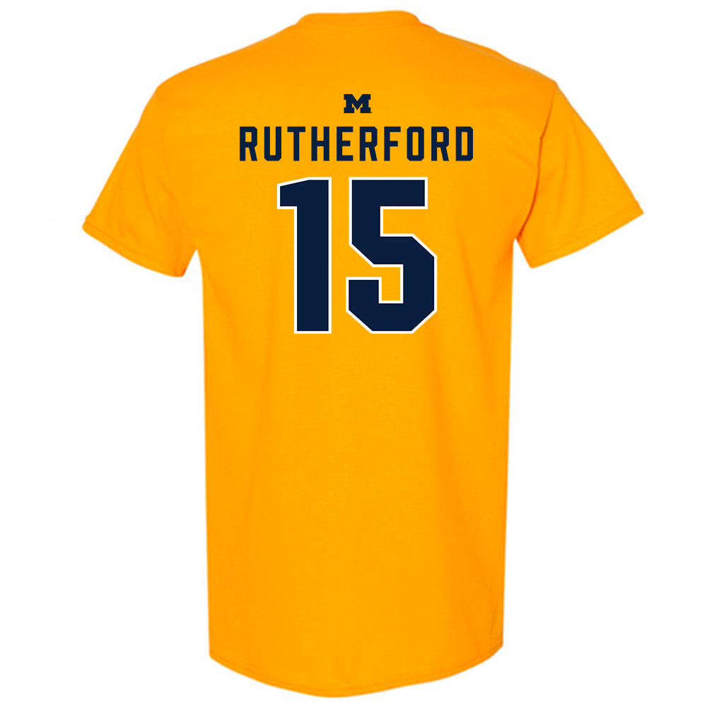 Michigan - NCAA Women's Lacrosse : Maya Rutherford - Classic Shersey T-Shirt-1