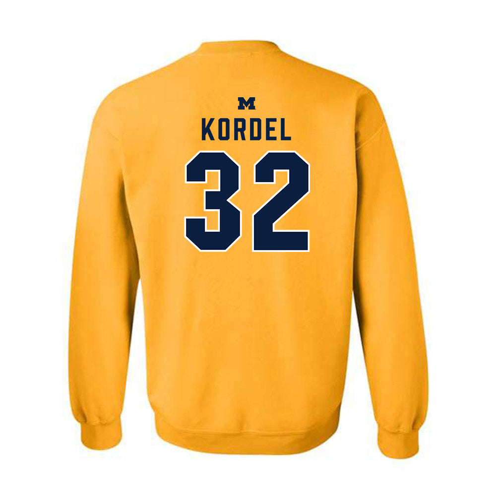 Michigan - NCAA Men's Basketball : Malick Kordel - Classic Shersey Crewneck Sweatshirt-1