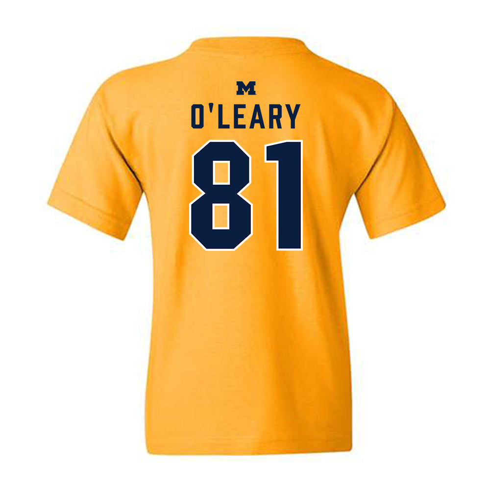 Michigan - NCAA Football : Peyton O'Leary - Classic Shersey Youth T-Shirt-1