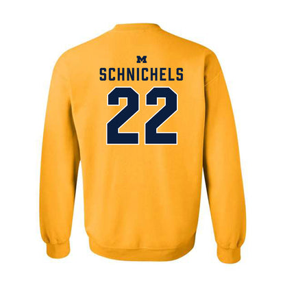 Michigan - NCAA Women's Volleyball : Sydney Schnichels - Classic Shersey Crewneck Sweatshirt-1