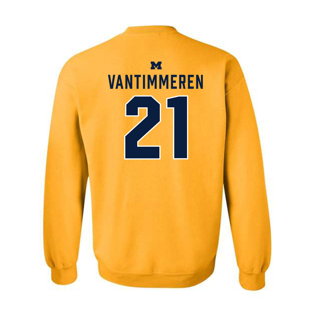 Michigan - NCAA Women's Basketball : Ally VanTimmeren - Classic Shersey Crewneck Sweatshirt-1