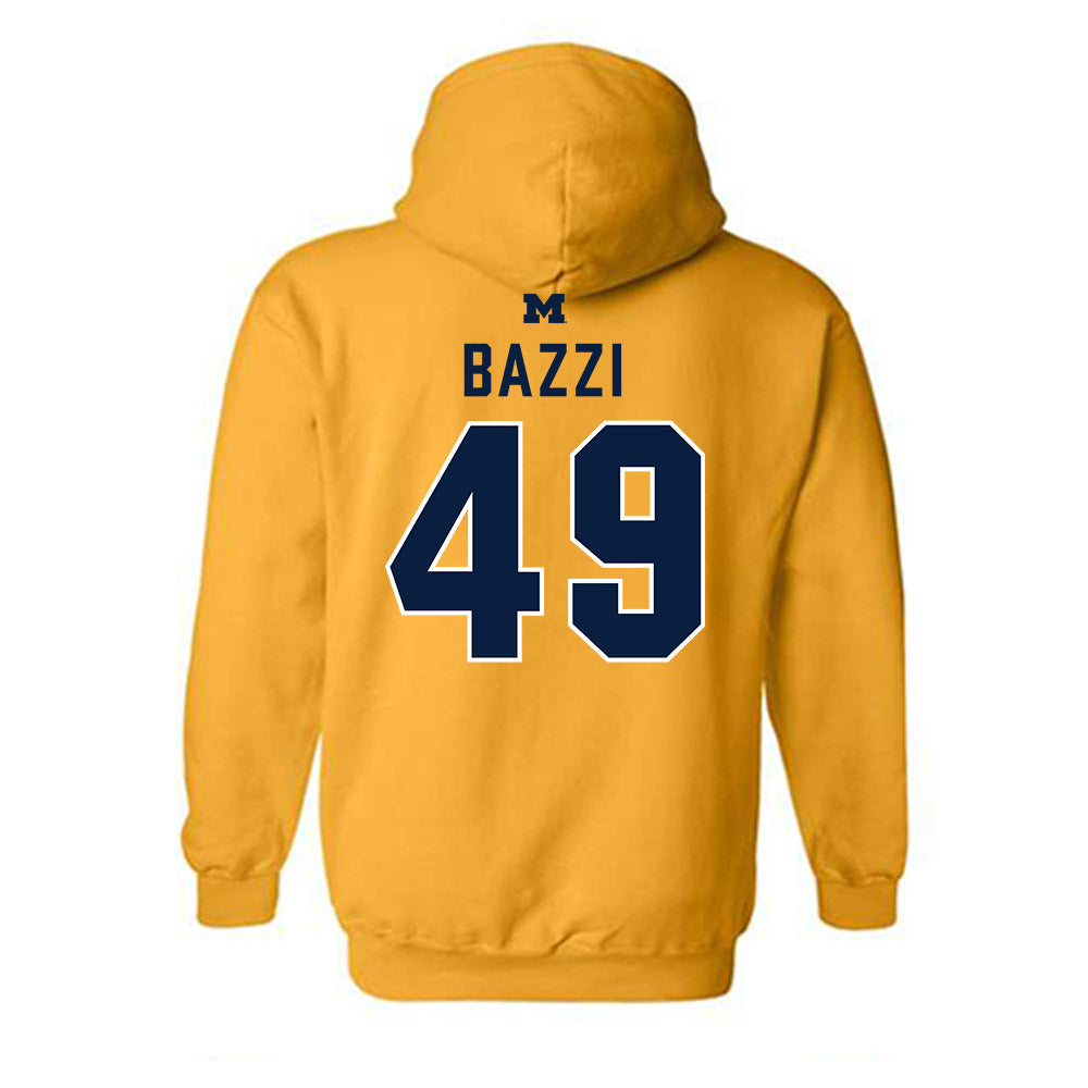 Michigan - NCAA Football : Adam Bazzi - Classic Shersey Hooded Sweatshirt-1