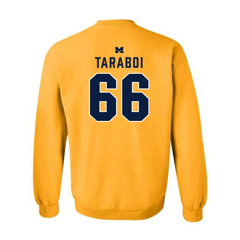 Michigan - NCAA Football : Dan Taraboi - Classic Shersey Crewneck Sweatshirt-1
