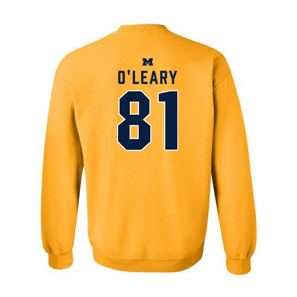 Michigan - NCAA Football : Peyton O'Leary - Classic Shersey Crewneck Sweatshirt-1