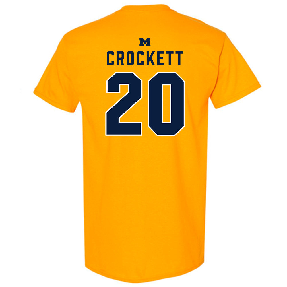 Michigan - NCAA Women's Basketball : Alyssa Crockett - Classic Shersey T-Shirt-1