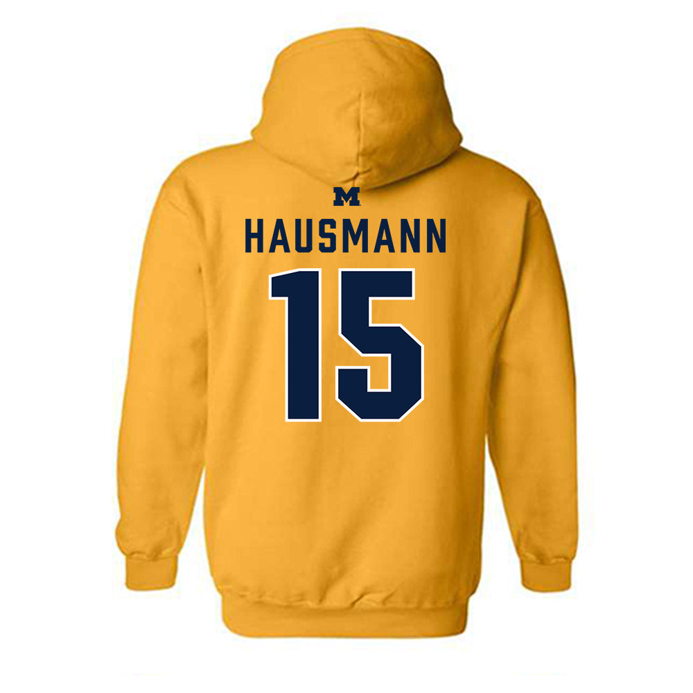 Michigan - NCAA Football : Ernest Hausmann - Classic Shersey Hooded Sweatshirt-1