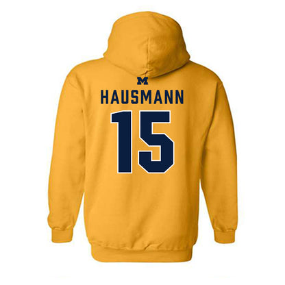 Michigan - NCAA Football : Ernest Hausmann - Classic Shersey Hooded Sweatshirt-1