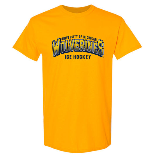 Michigan - NCAA Men's Ice Hockey : Stephen Peck - Classic Shersey T-Shirt-0