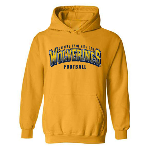 Michigan - NCAA Football : Tyler McLaurin - Classic Shersey Hooded Sweatshirt-0