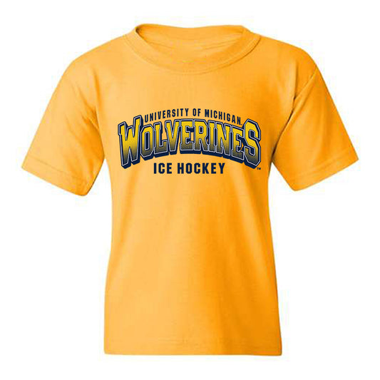 Michigan - NCAA Men's Ice Hockey : Cole McKinney - Classic Shersey Youth T-Shirt-0