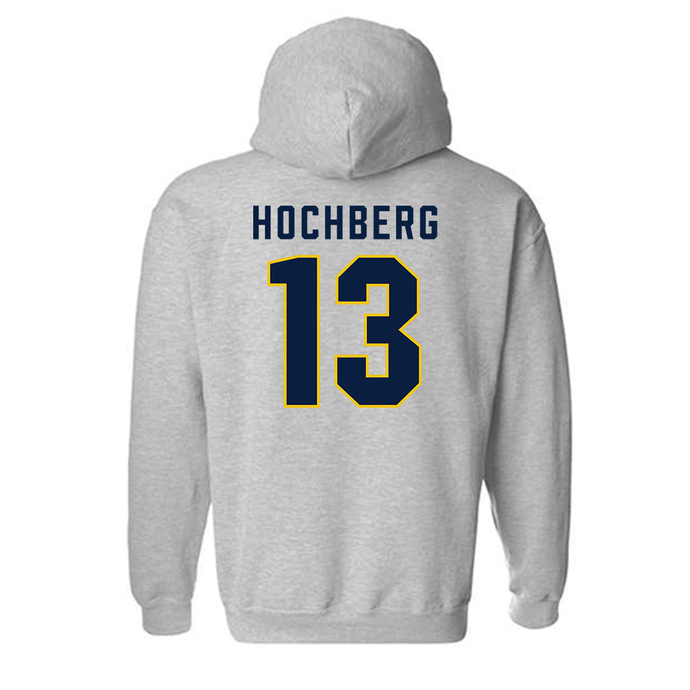 Michigan - NCAA Men's Basketball : Harrison Hochberg - Classic Shersey Hooded Sweatshirt-1