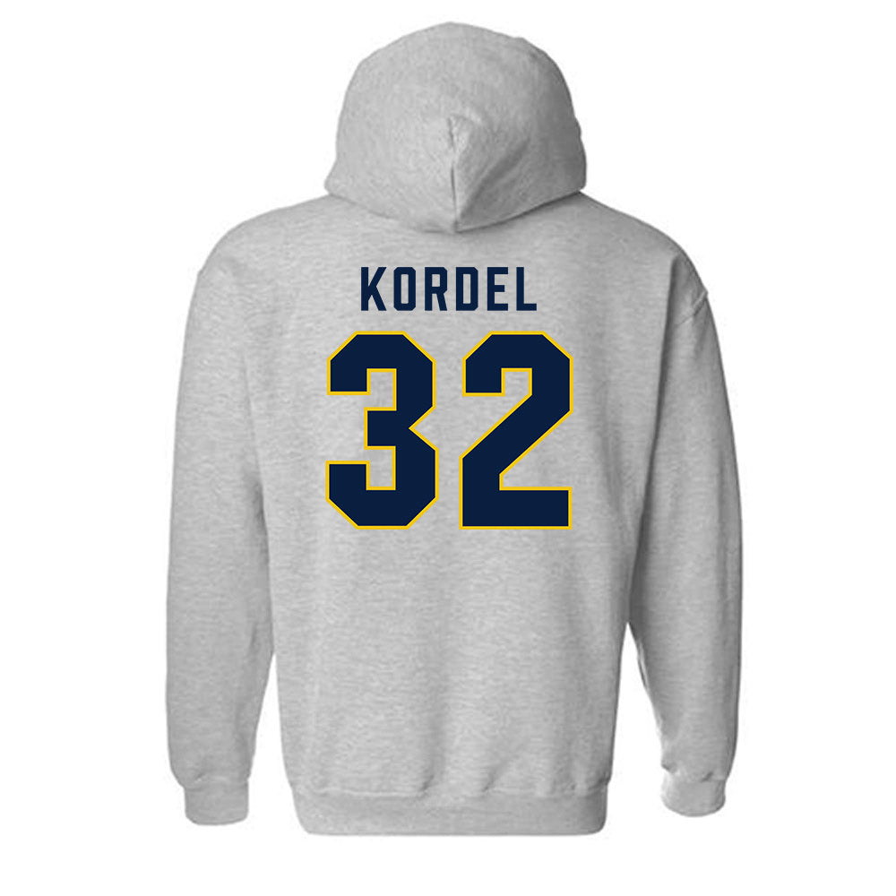Michigan - NCAA Men's Basketball : Malick Kordel - Classic Shersey Hooded Sweatshirt-1
