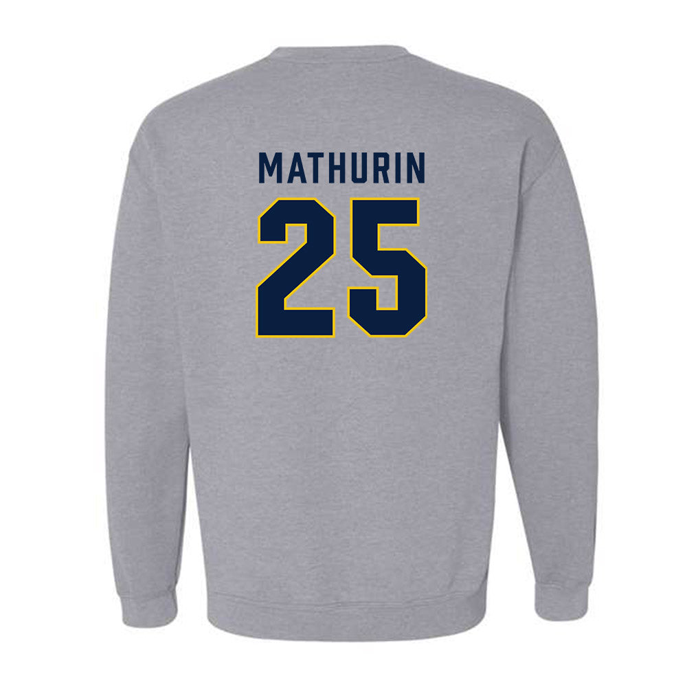 Michigan - NCAA Women's Basketball : McKenzie Mathurin - Classic Shersey Crewneck Sweatshirt-1