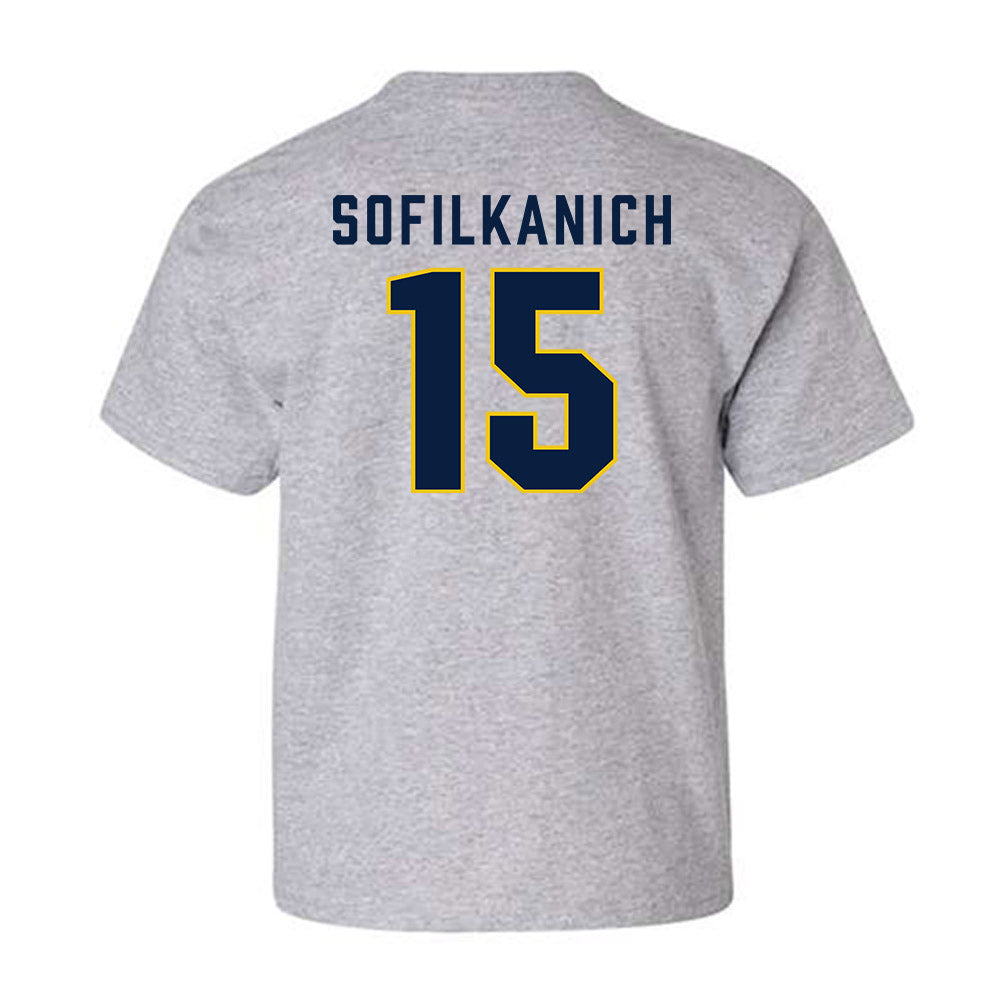 Michigan - NCAA Women's Basketball : Ashley Sofilkanich - Classic Shersey Youth T-Shirt-1