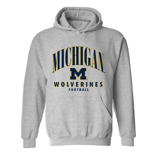 Michigan - NCAA Football : Evan Link - Classic Shersey Hooded Sweatshirt-0