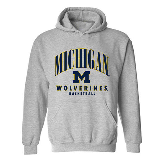 Michigan - NCAA Women's Basketball : Macy Brown - Classic Shersey Hooded Sweatshirt-0