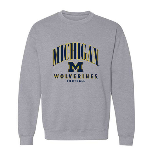Michigan - NCAA Football : TJ Metcalf - Classic Shersey Crewneck Sweatshirt-0