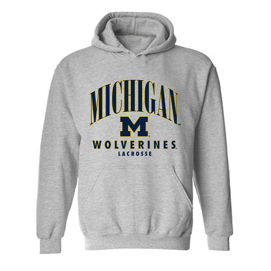 Michigan - NCAA Women's Lacrosse : Isabel DiNanno - Classic Shersey Hooded Sweatshirt-0