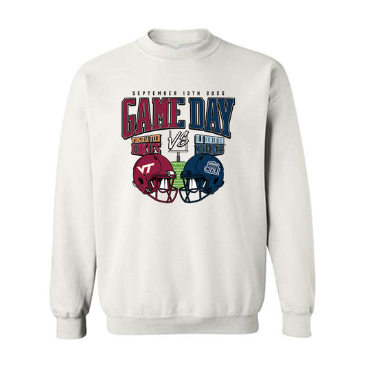 Virginia Tech - NCAA Football : - VT vs Old Dominion Gameday Crewneck Sweatshirt-0
