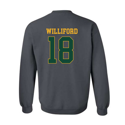 Baylor - NCAA Football : Caldra Williford - Sports Shersey Crewneck Sweatshirt-1
