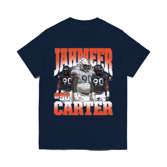 Virginia - NCAA Football : Jahmeer Carter - Collage Comfort Colors T-Shirt-0
