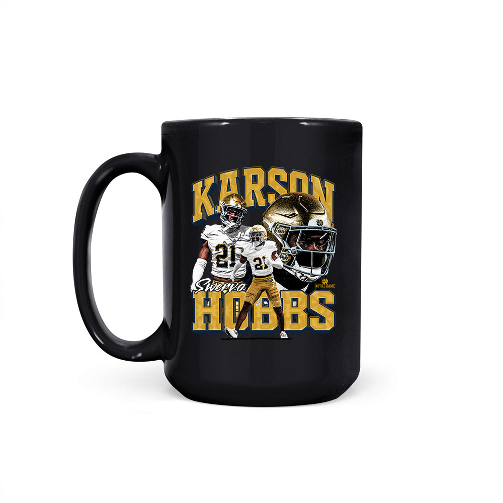 Notre Dame - NCAA Football : Karson Hobbs - Coffee Mug-1