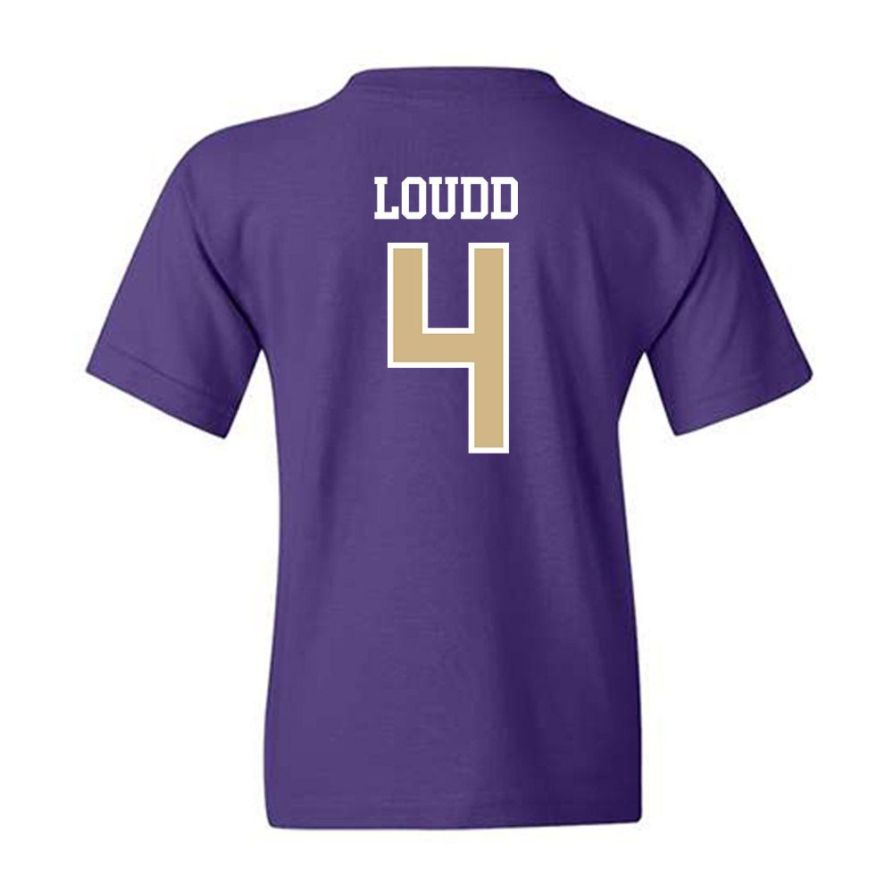 Washington - NCAA Women's Soccer : Maya Loudd - Classic Shersey Youth T-Shirt-1