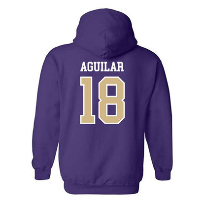 Washington - NCAA Women's Soccer : Vanessa Aguilar - Classic Shersey Hooded Sweatshirt-1