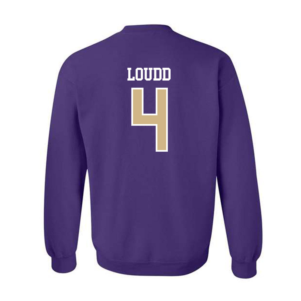 Washington - NCAA Women's Soccer : Maya Loudd - Classic Shersey Crewneck Sweatshirt-1