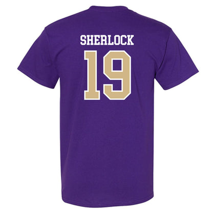 Washington - NCAA Men's Soccer : Mikey Sherlock - Classic Shersey T-Shirt-1