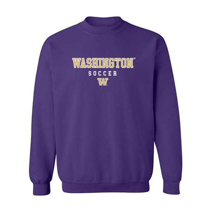Washington - NCAA Women's Soccer : Andrea Leyva - Classic Shersey Crewneck Sweatshirt-0